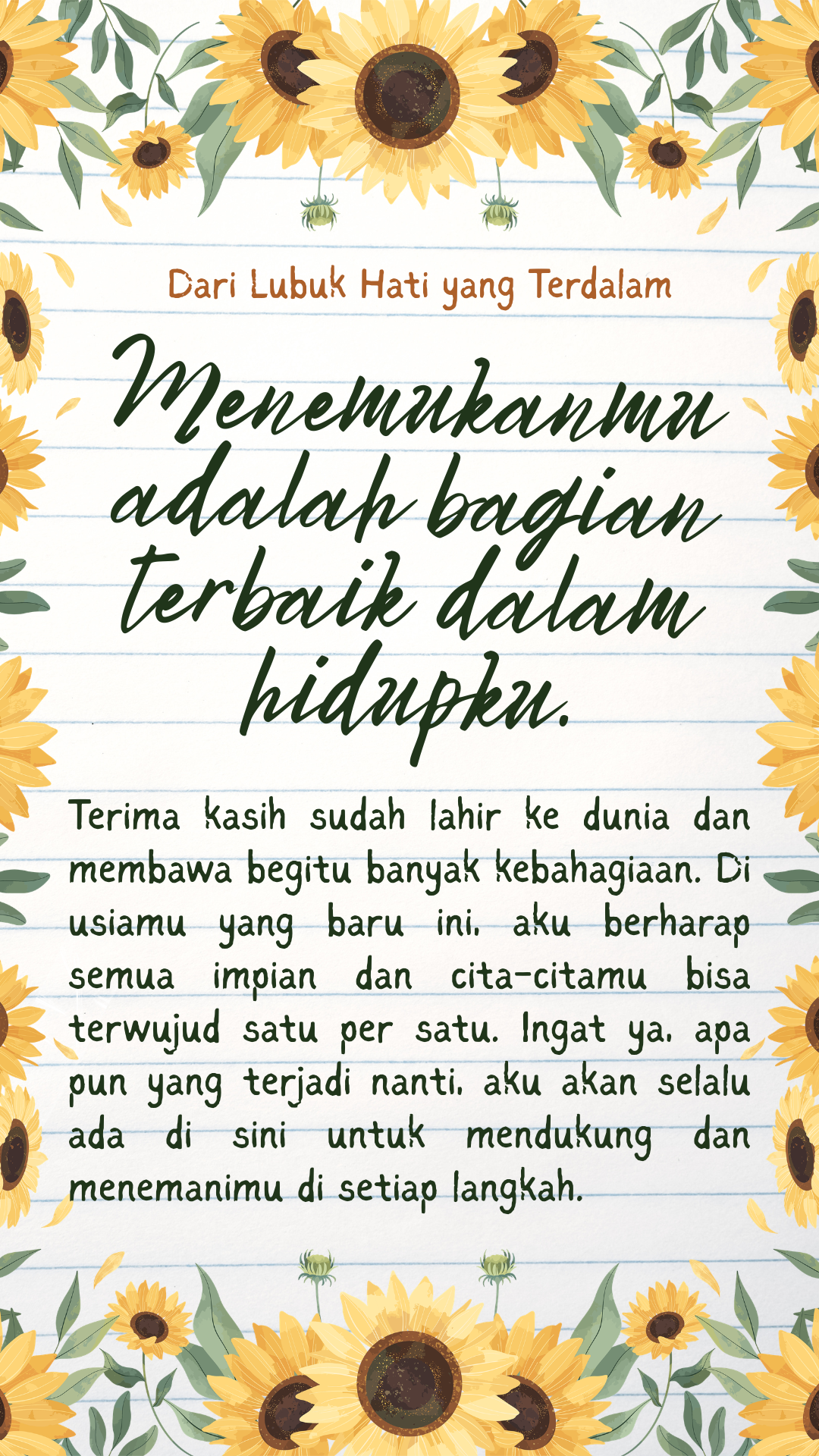 Pesan Rahasia Untukmu